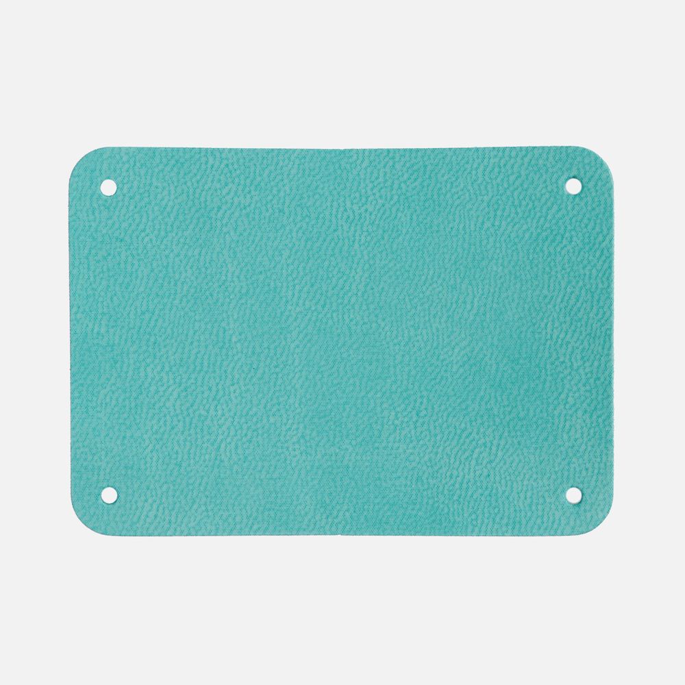 Лейбл Eta Latte, XL, бирюзовый с логотипом