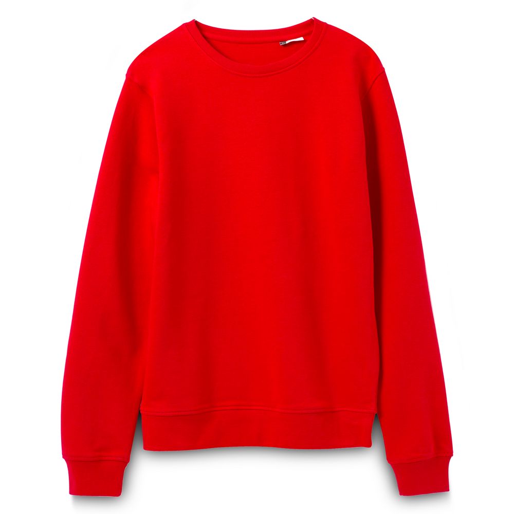 Свитшот унисекс BNC Inspire (Organic), красный с логотипом