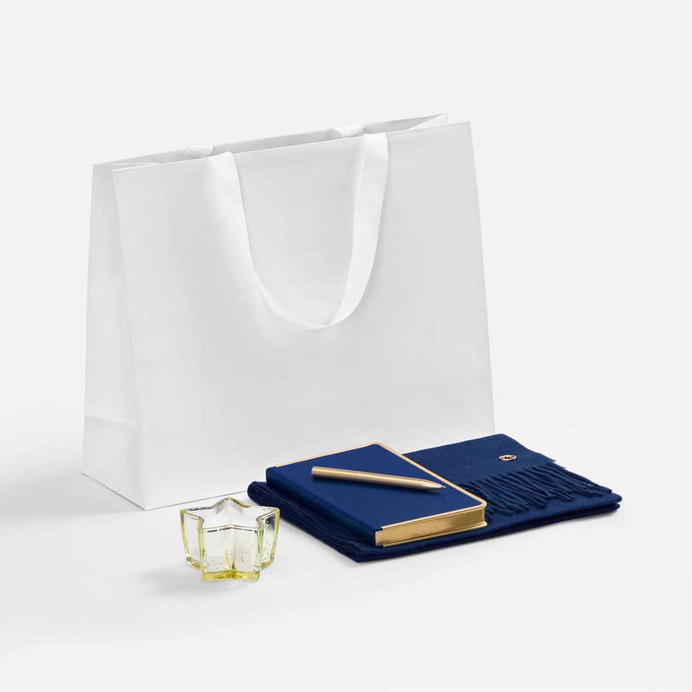 Набор Relax Warm, синий с логотипом