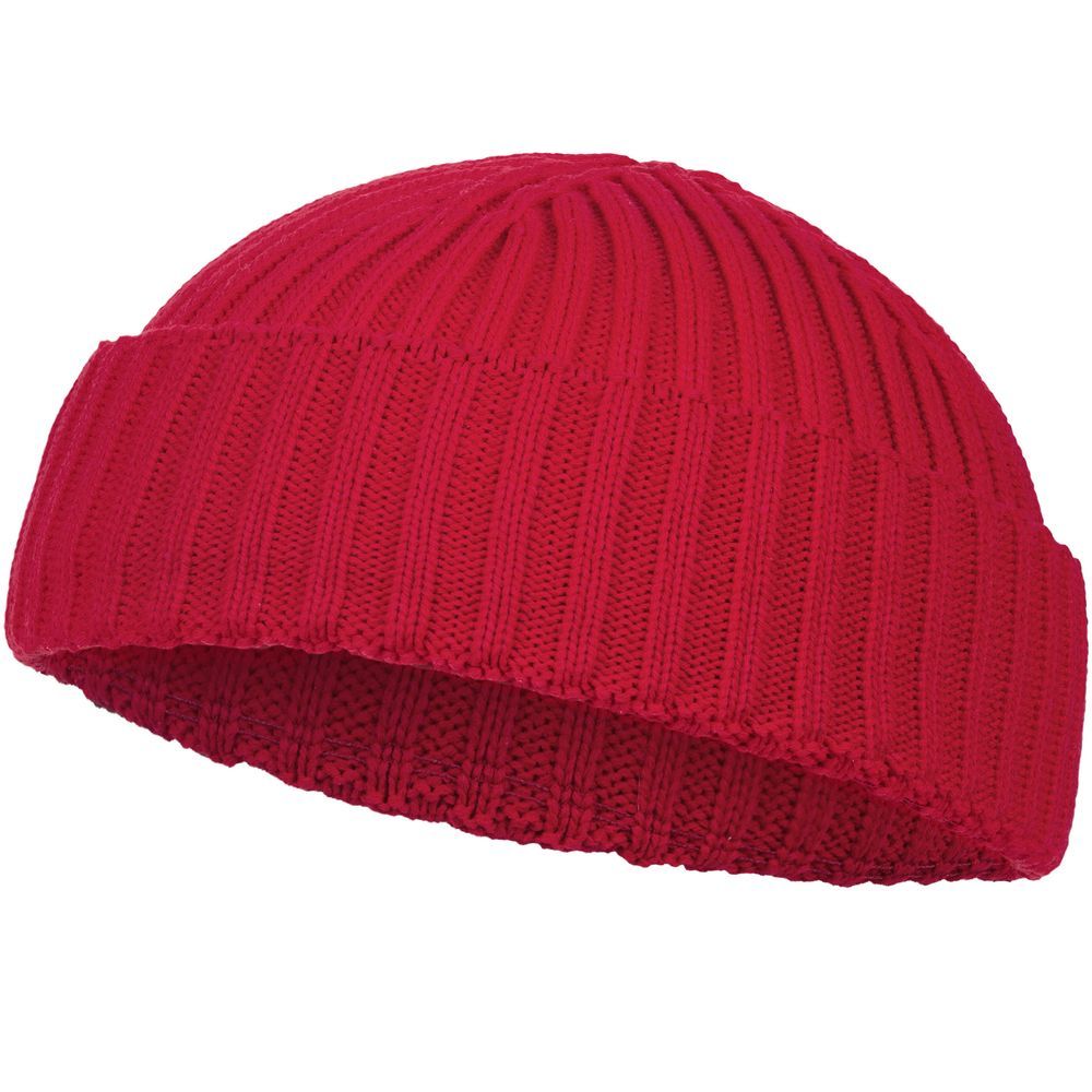 Шапка Hipsta, красная (алая) с логотипом