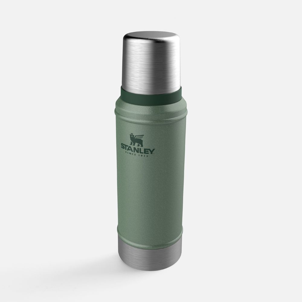 Термос Classic 750, темно-зеленый с логотипом