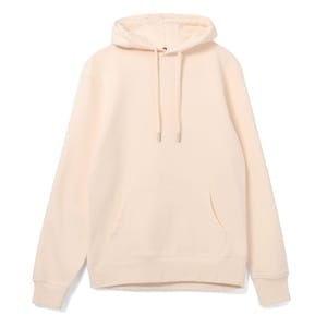Толстовка с капюшоном унисекс Hoodie, светло-розовая с логотипом