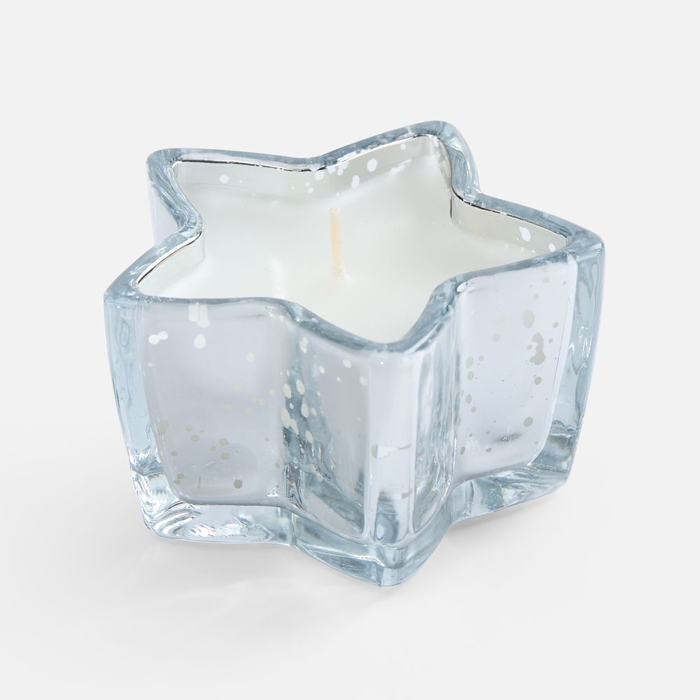 Свеча Wishlight, серебристая с логотипом