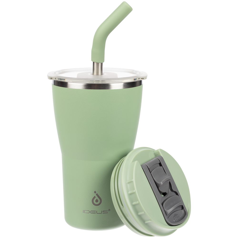 Термостакан Sapporo, зеленый с логотипом