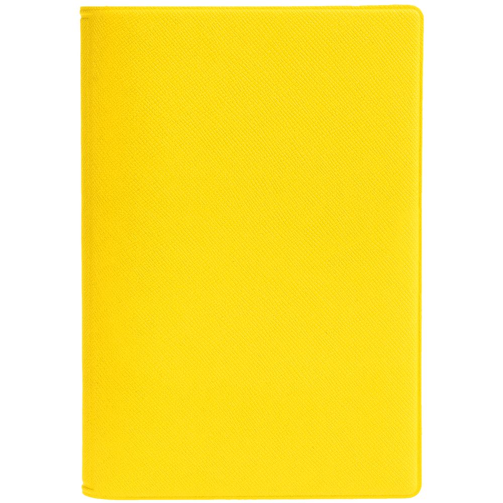 Обложка для паспорта Devon, желтая с логотипом