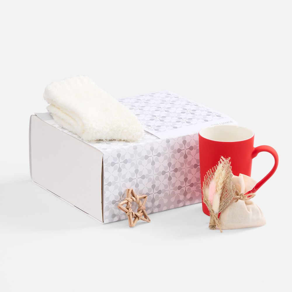 Набор Sockshire, красный с логотипом