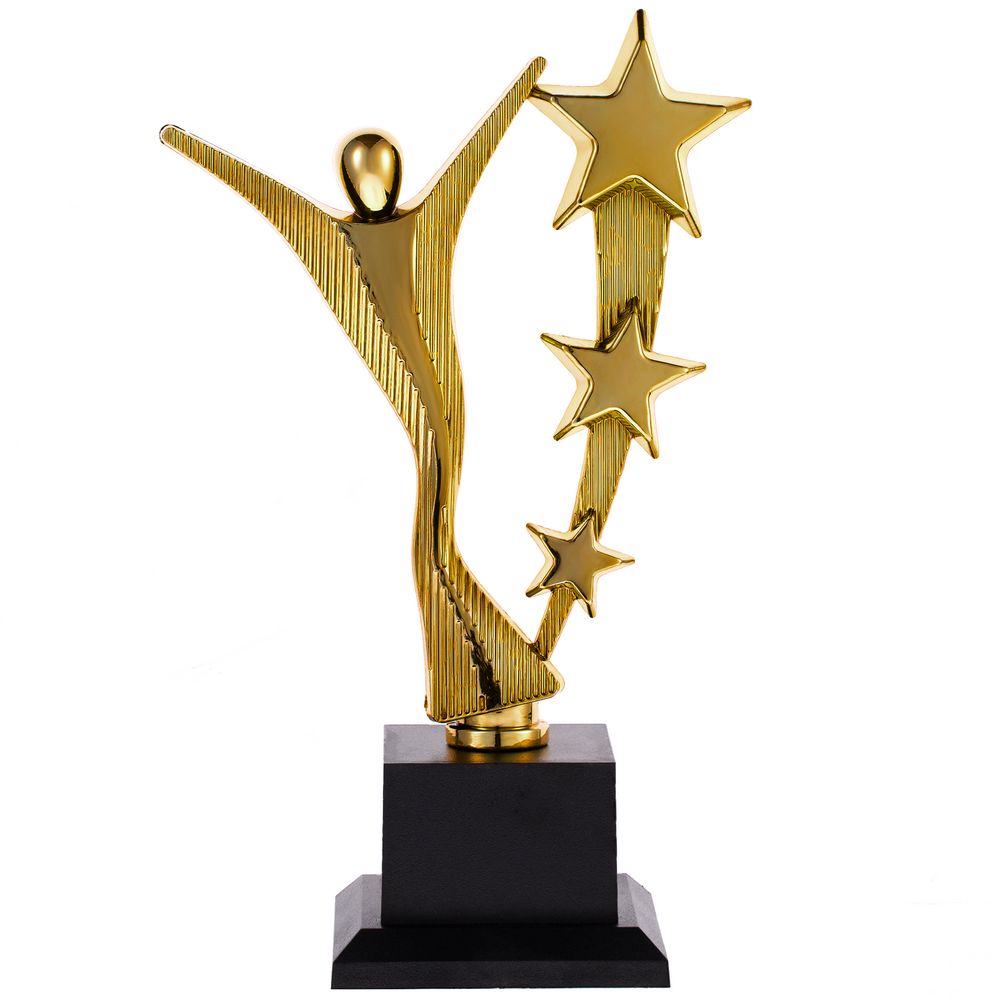 Стела Highrise, золотистая с логотипом