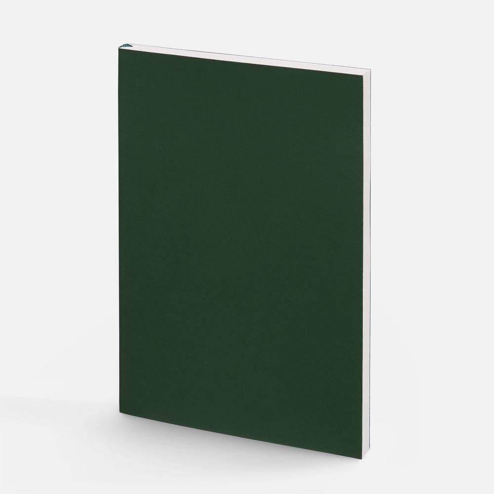 Ежедневник Flat Light ver.2, недатированный, зеленый с логотипом