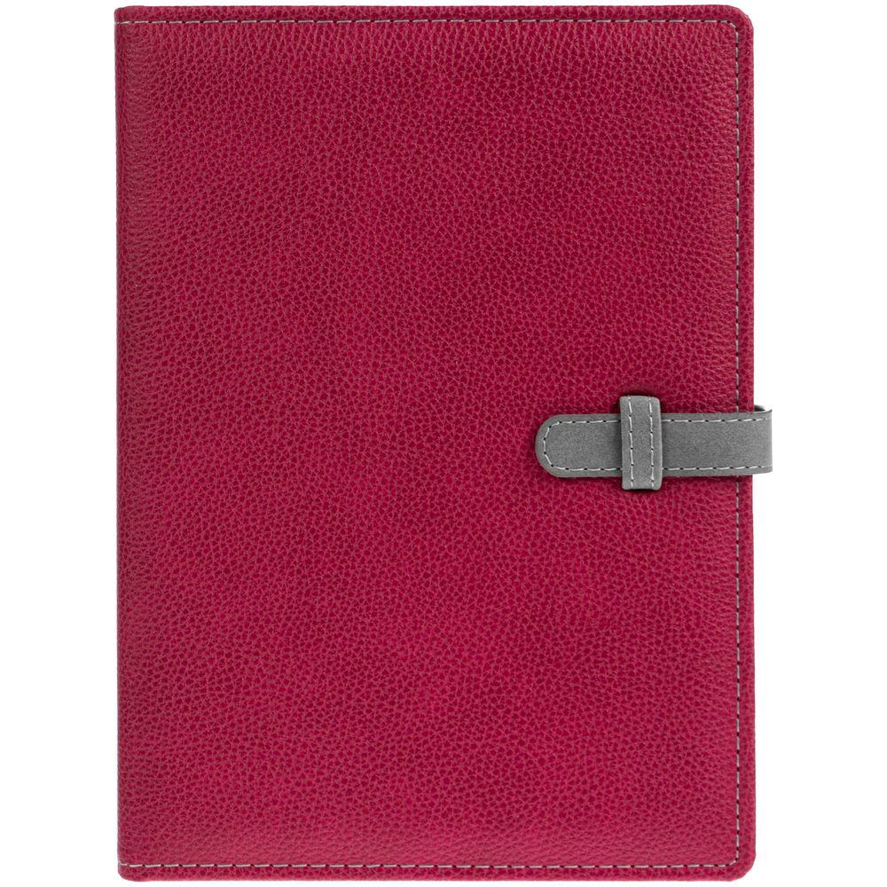 Ежедневник Cortex, недатированный, малиновый с логотипом