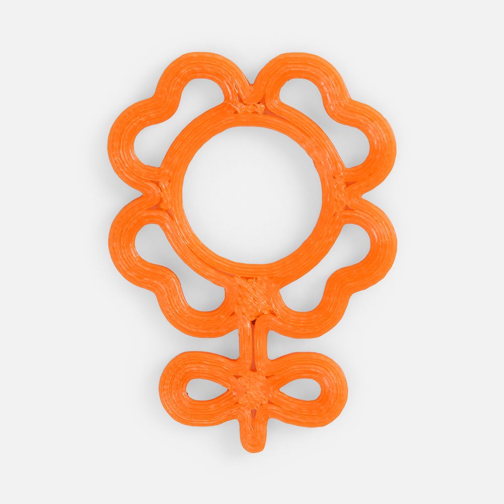 Подвеска Flora, 3D-печать на заказ, подсолнух с логотипом