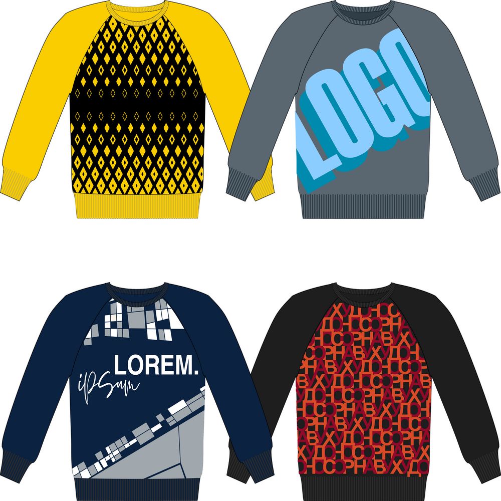 Джемпер на заказ Tricksy Net Reglan, акрил с логотипом