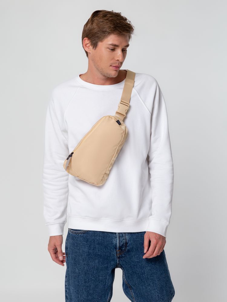 Поясные сумки с печатью логотипа. Поясная сумка coolStuff по цене 1 251 ₽ руб. (артикул 14751.01) Поясная сумка coolStuff, песочная
