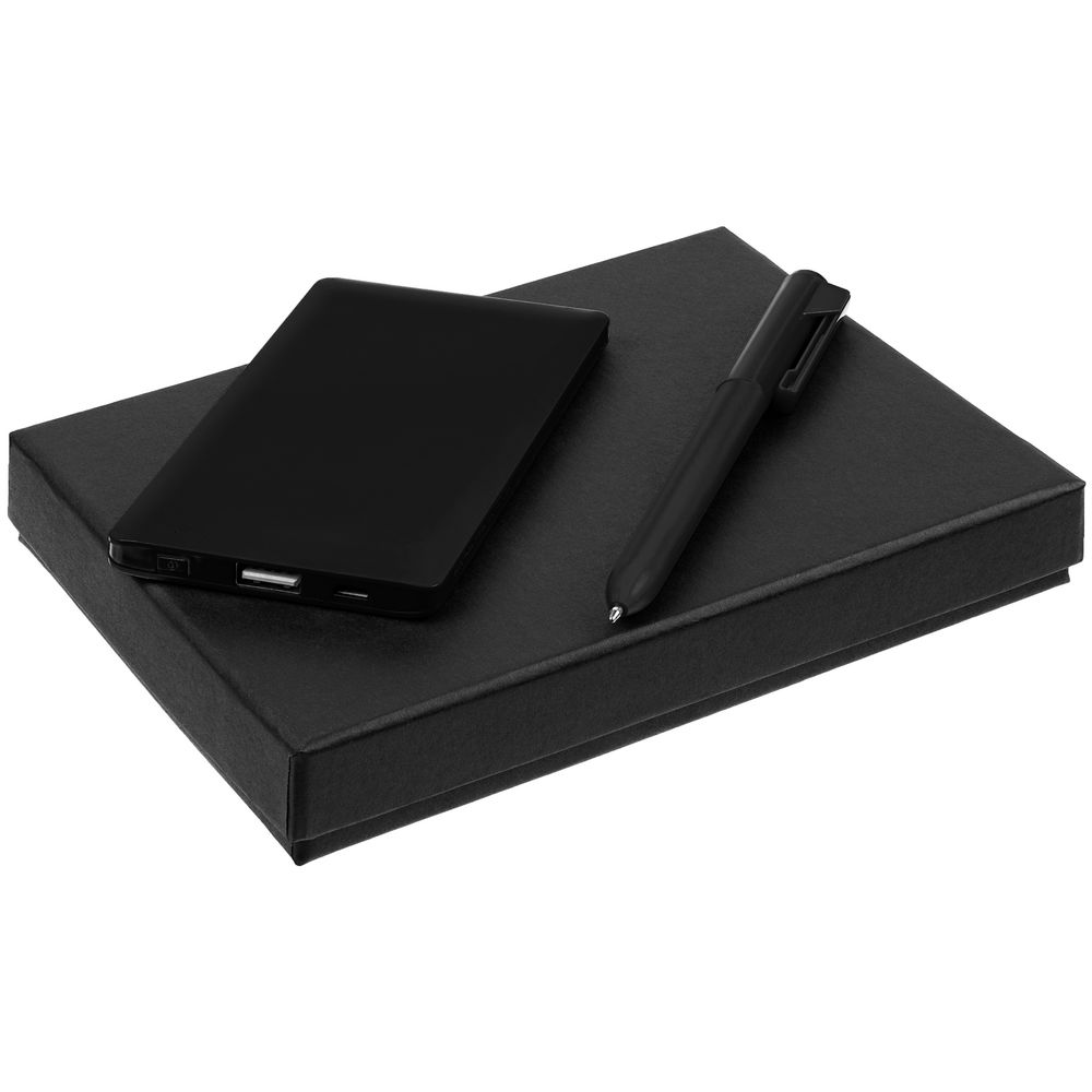 Набор Option, черный с логотипом