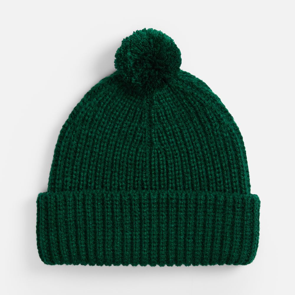 Шапка Nordvik, темно-зеленая с логотипом