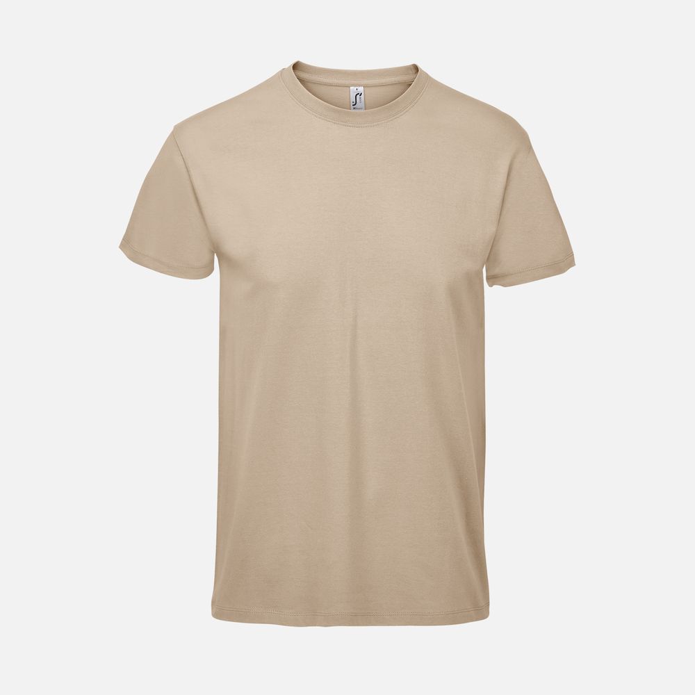 Футболка Imperial 190, серо-бежевая с логотипом