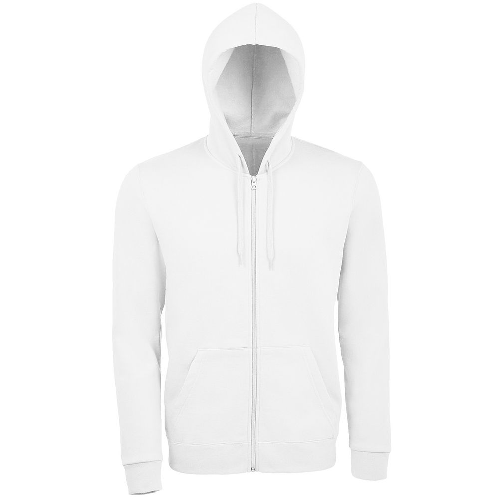 Толстовка унисекс Stone, белая с логотипом