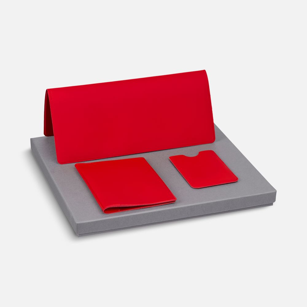 Набор Dorset Simple, красный с логотипом