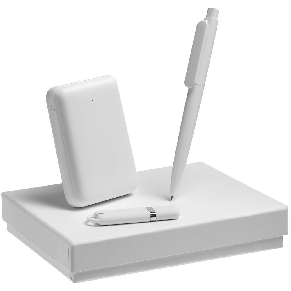 Набор Dualist Memo, большой, белый, 8 Гб с логотипом