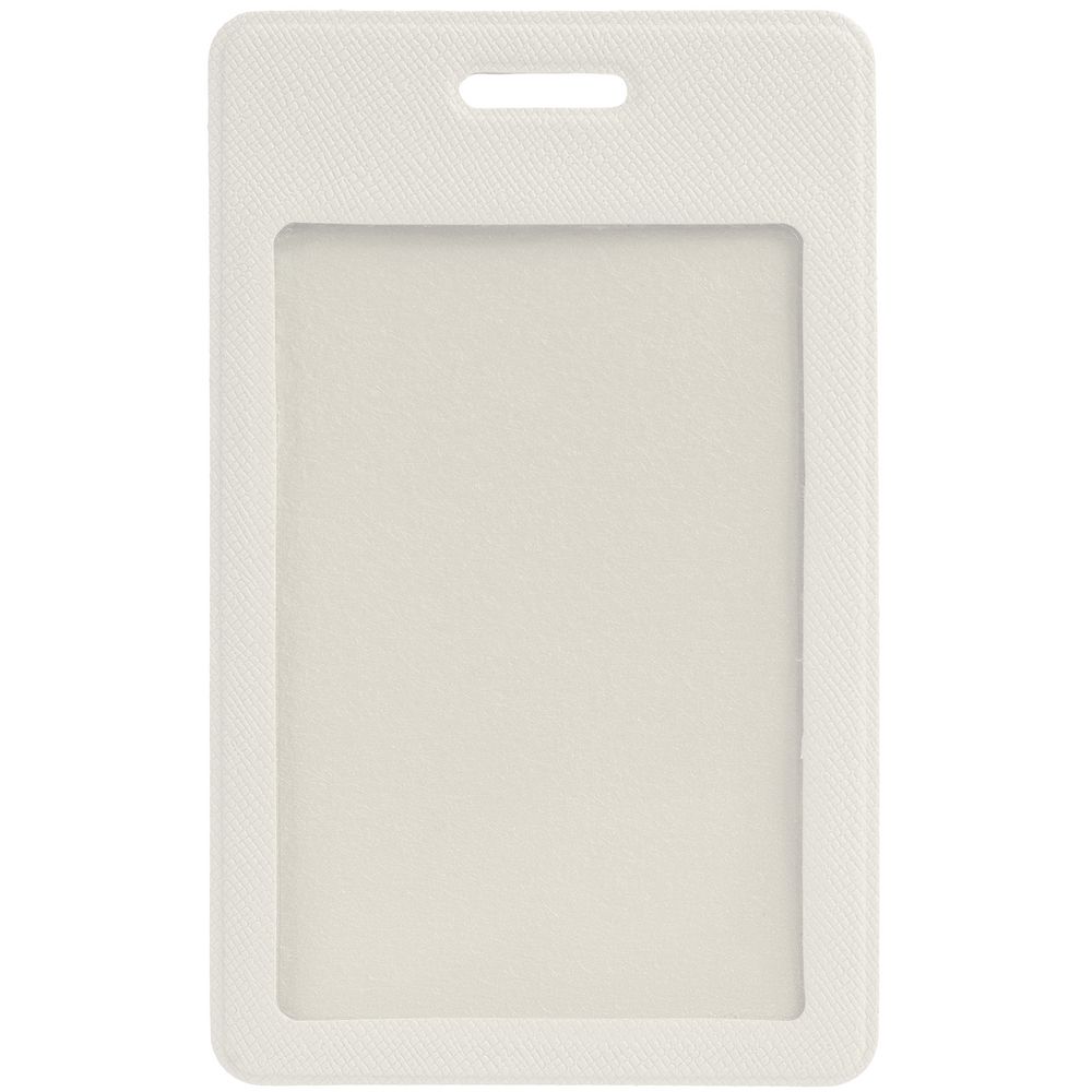 Чехол для пропуска Devon, белый с логотипом