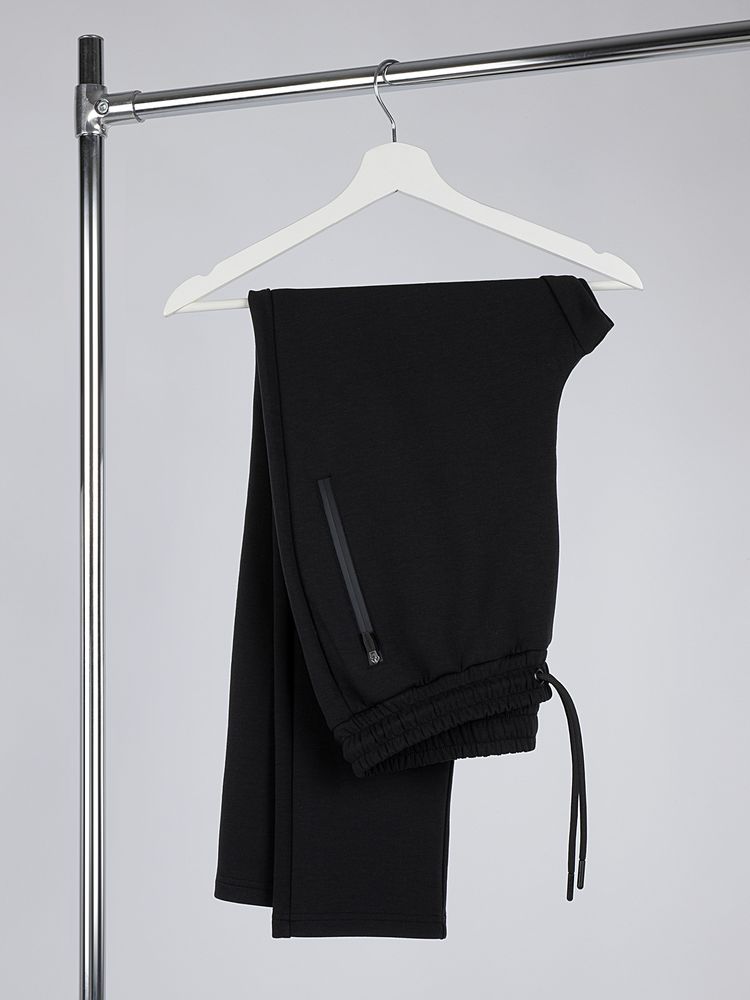 Джоггеры Lovi, черные с логотипом