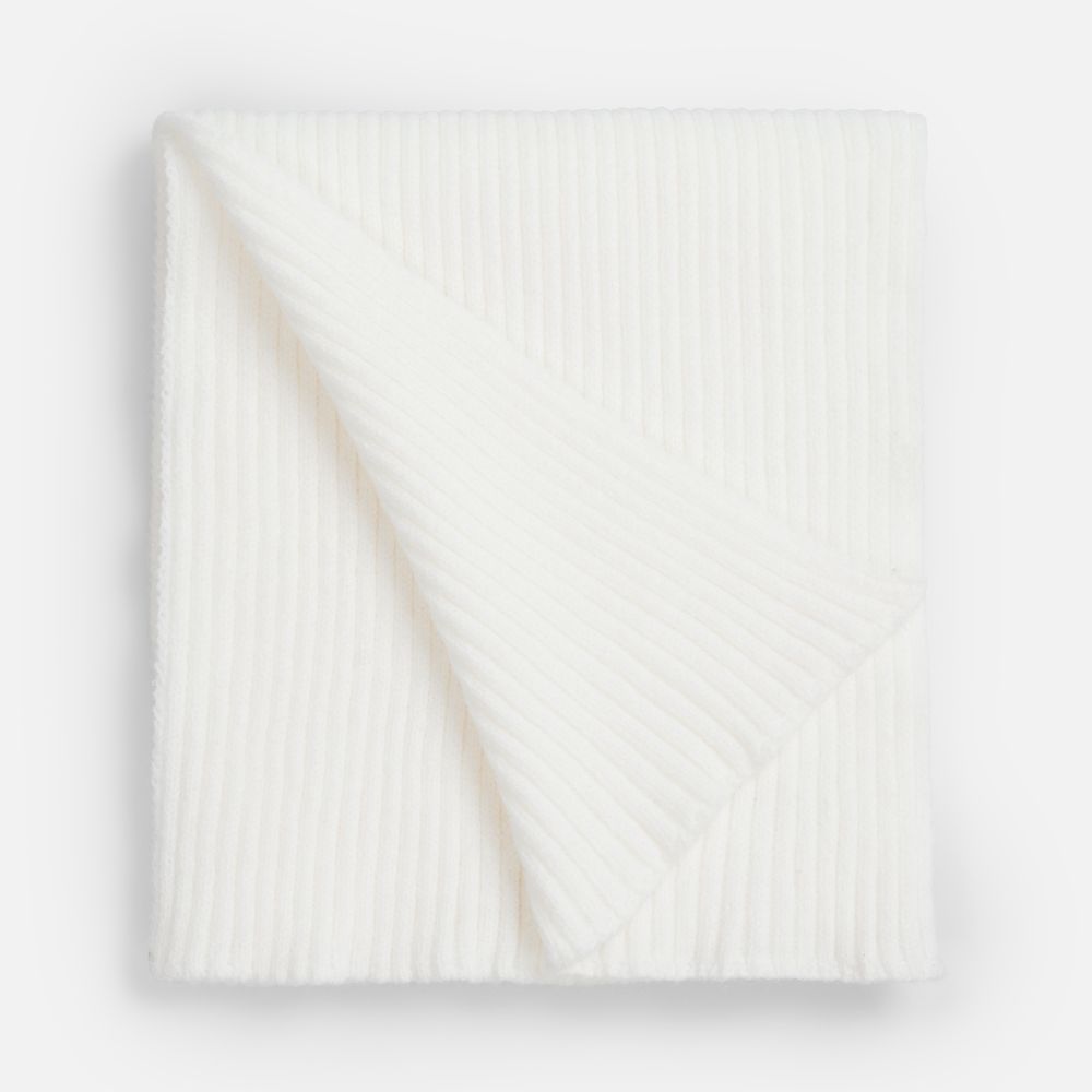 Шарф Laconi, молочно-белый с логотипом