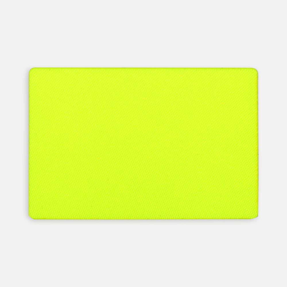 Наклейка тканевая Lunga, L, желтый неон с логотипом