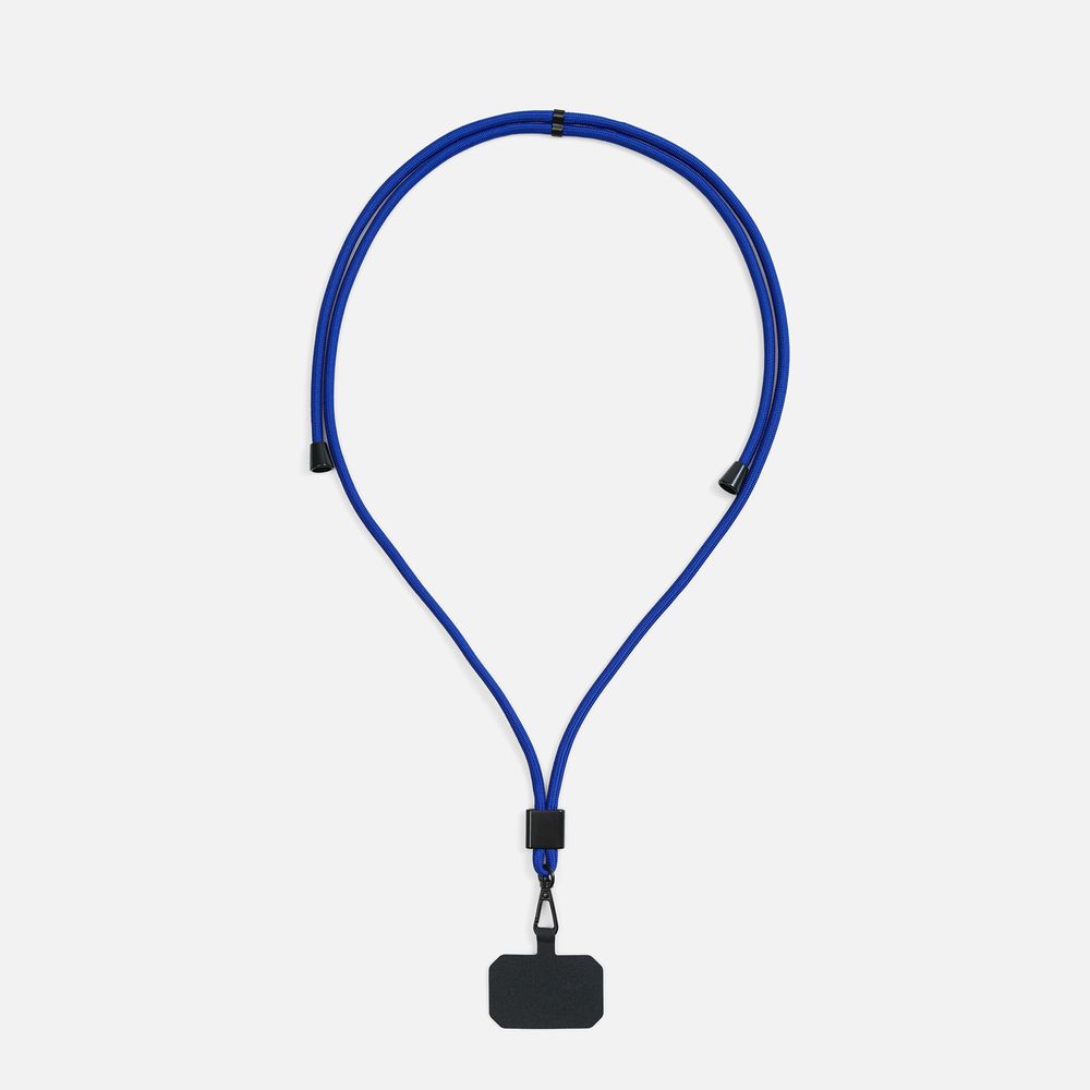 Шнурок для телефона TrendHand, синий с логотипом