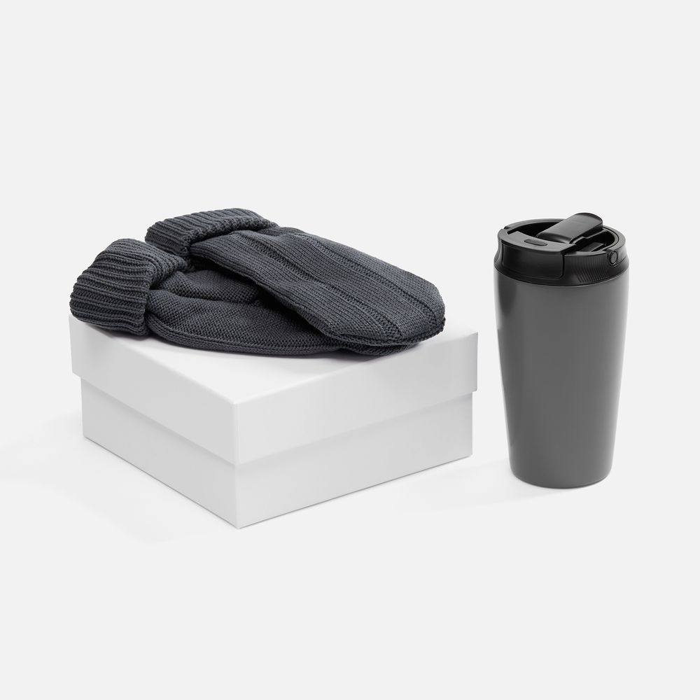 Набор Knitizen, серый с логотипом