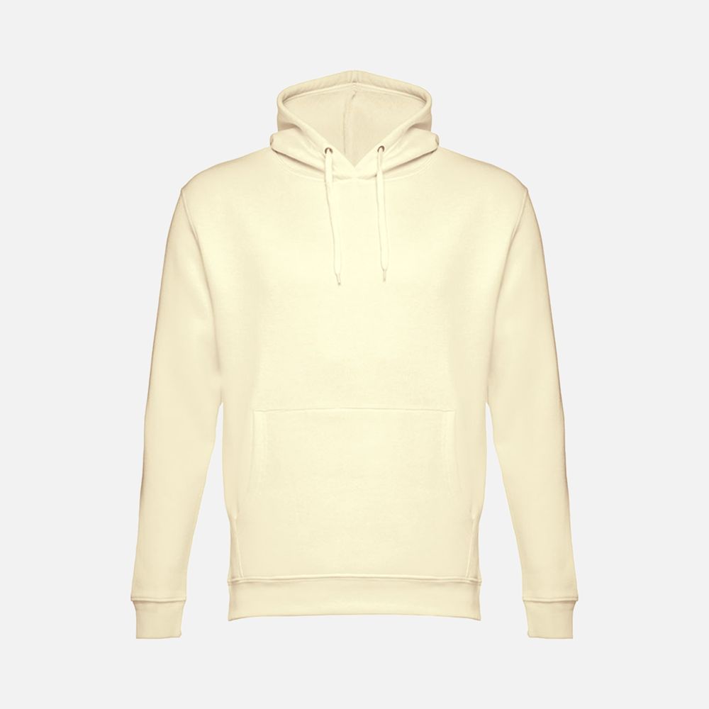 Худи унисекс Phoenix, светло-желтое с логотипом