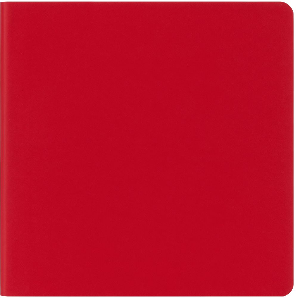 Блокнот Charm, красный с логотипом