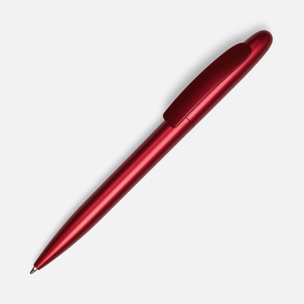 Ручка шариковая Moor Silver, ver.2, красный металлик с логотипом