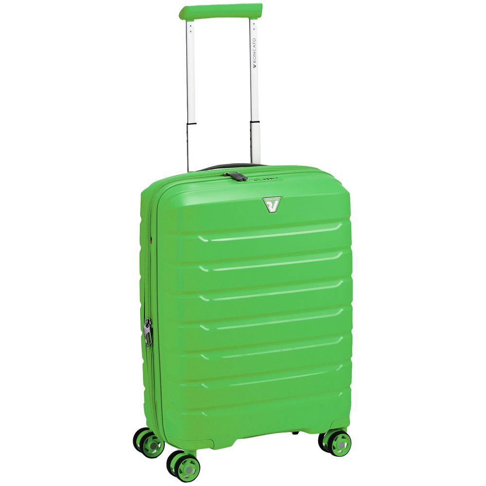 Чемодан Butterfly S, зеленый с логотипом