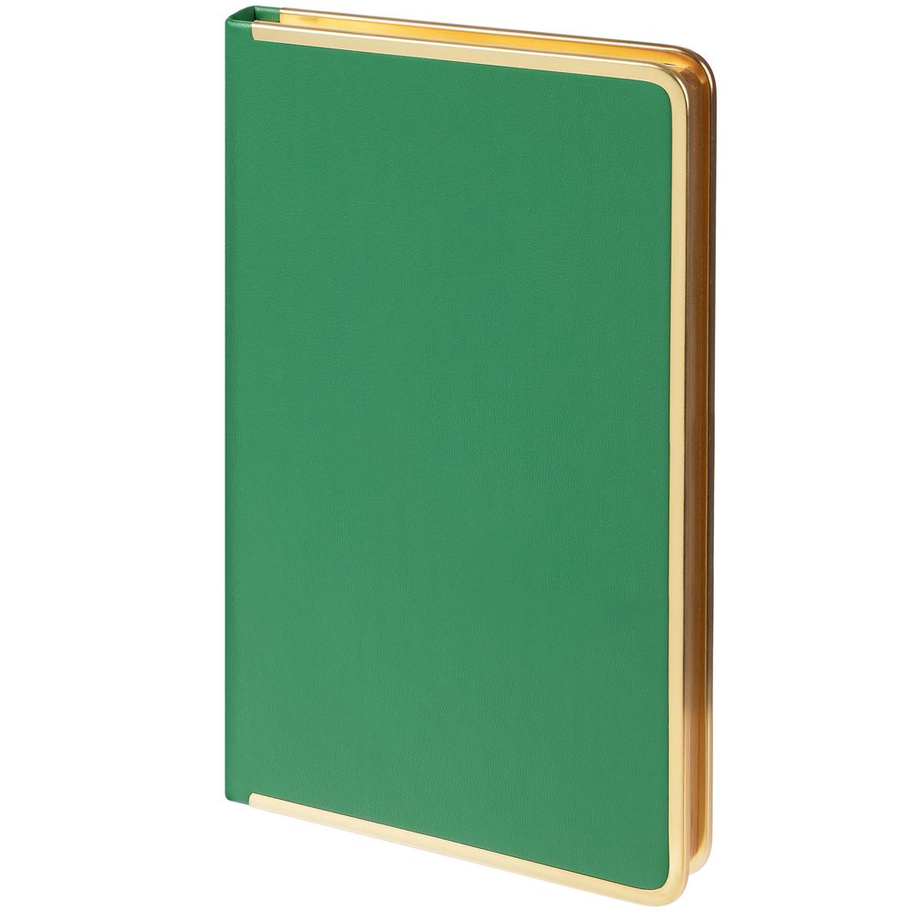 Ежедневник Relax, недатированный, зеленый с логотипом