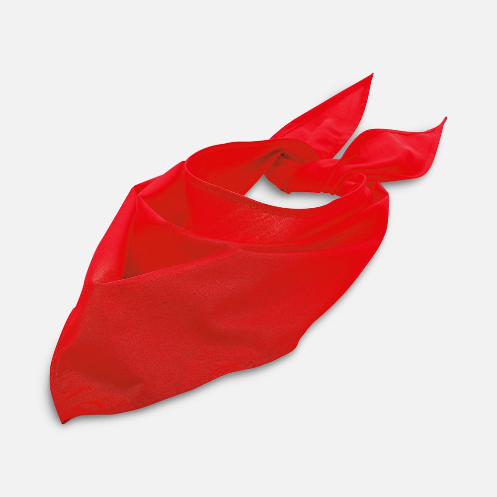Шейный платок Bandana, красный с логотипом