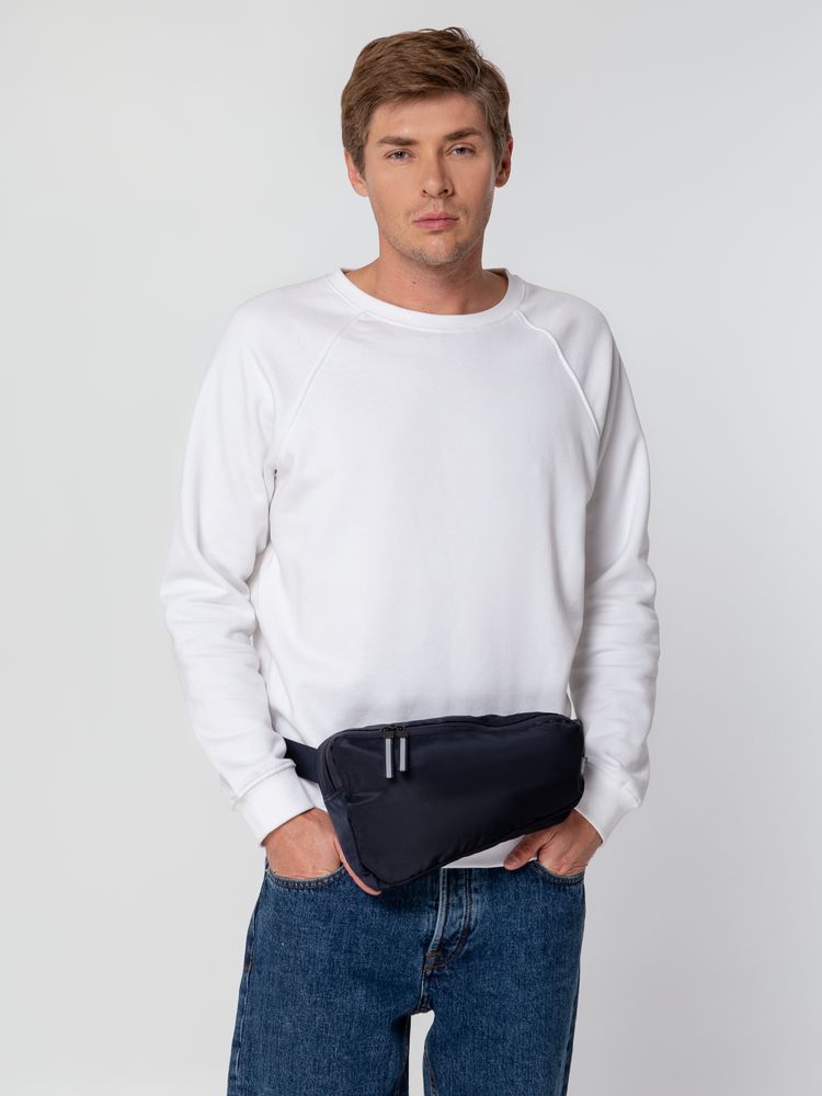 Поясная сумка coolStuff, кобальт (темно-синяя) с логотипом