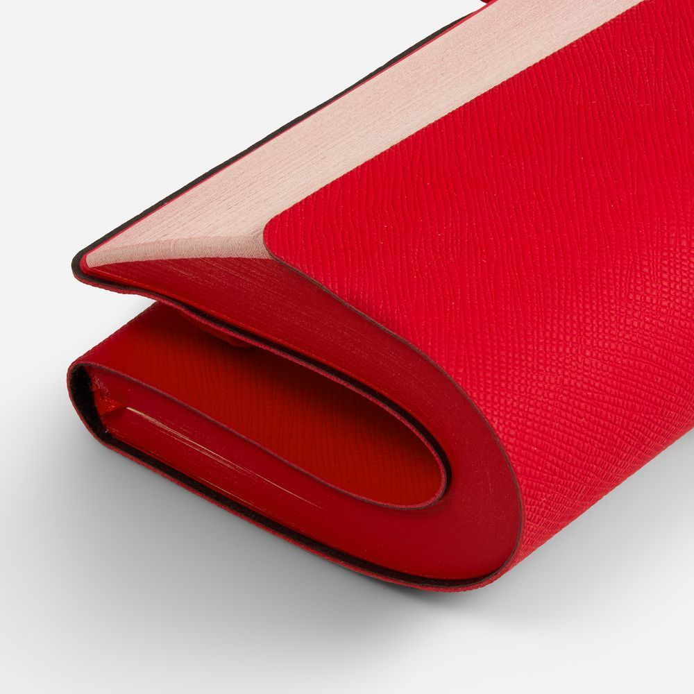 Ежедневники с логотипом с печатью логотипа. Ежедневник Peel Flex, недатированный по цене 939 ₽ руб. (артикул 26687.50) Ежедневник Peel Flex, недатированный, красный