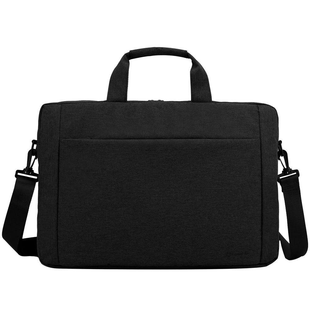 Сумка для ноутбука L227, черная с логотипом