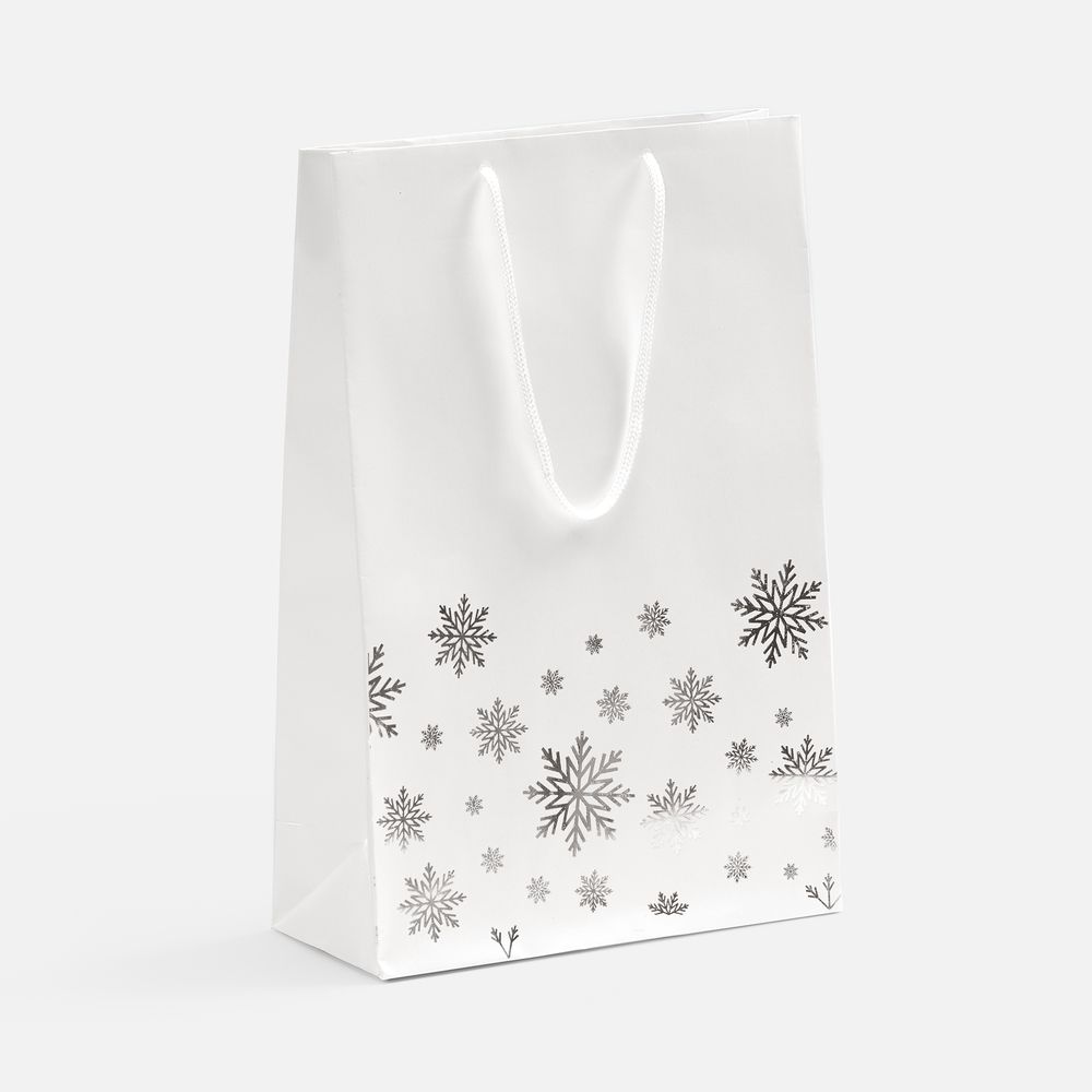 Пакет Wintry, белый с логотипом