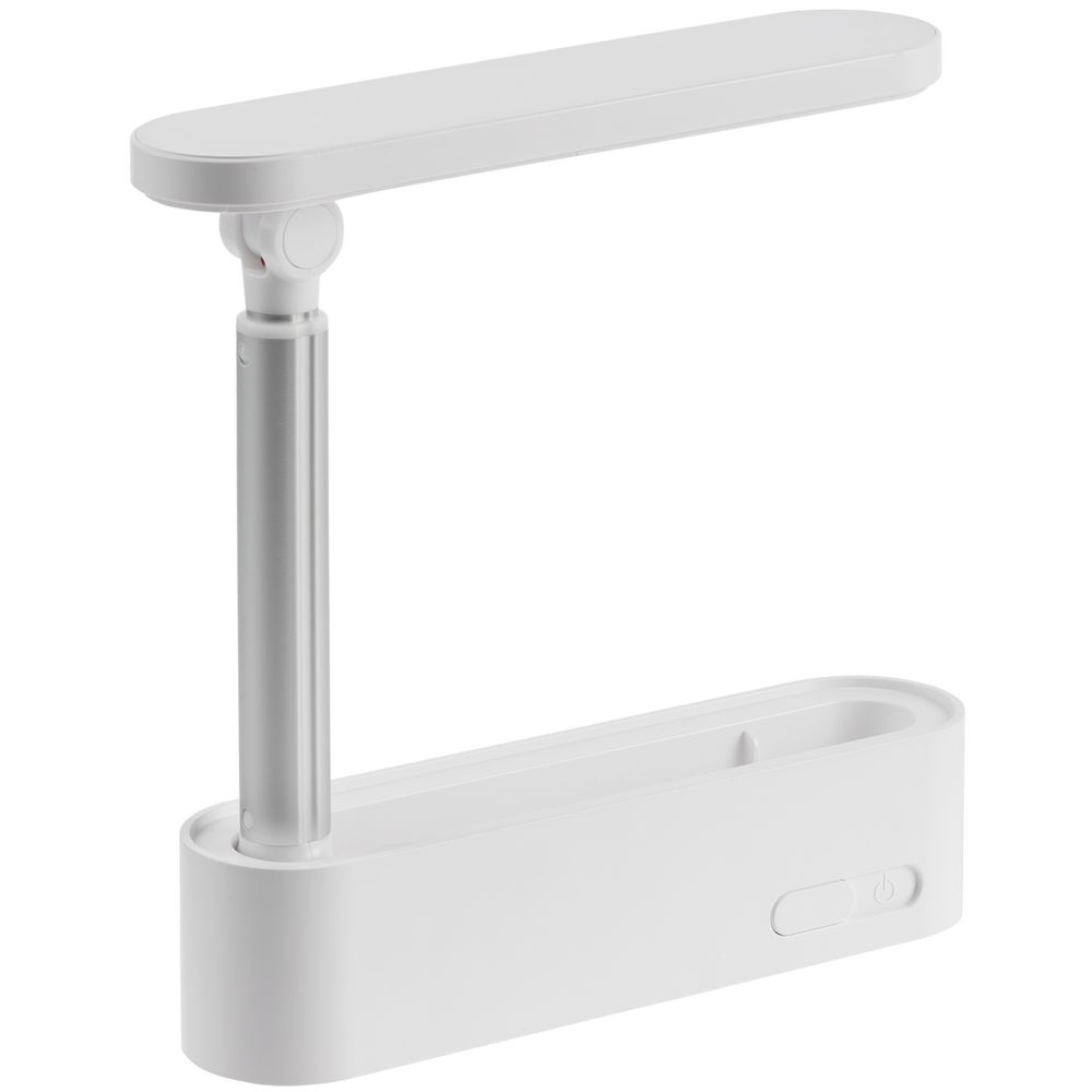 Переносная складная лампа moveLight, белая с логотипом