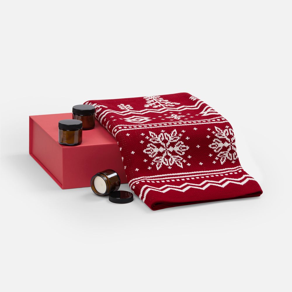 Набор Candleflakes, красный с логотипом