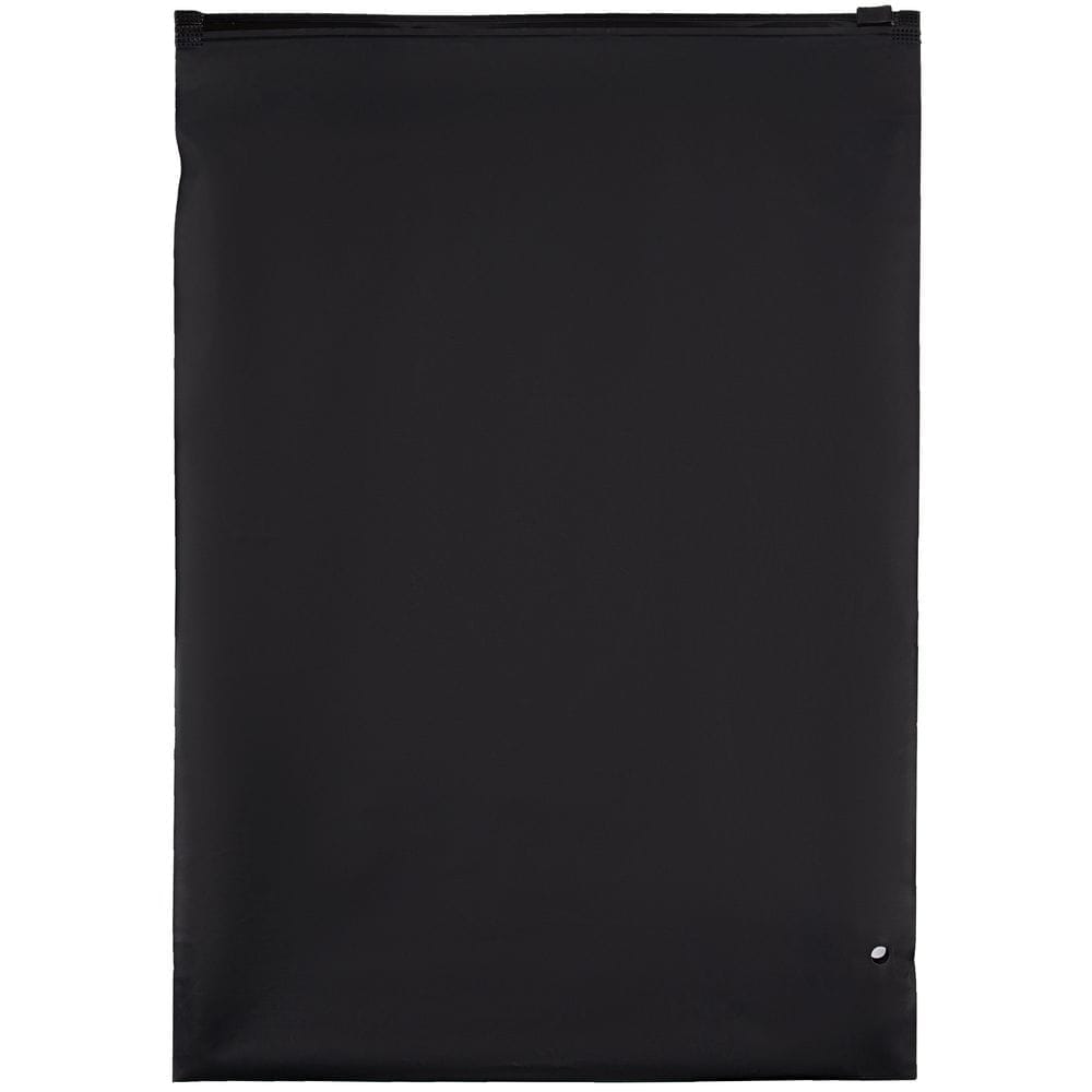 Пакет Zip Lock, S, черный с логотипом