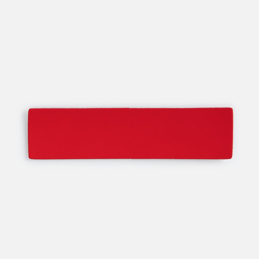 Лейбл Listra Soft Touch, S, красный с логотипом