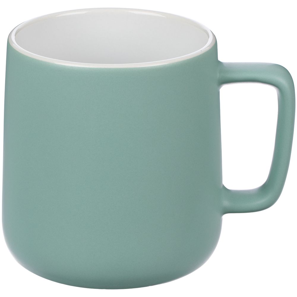 Кружка Ingver, серо-зеленая с логотипом