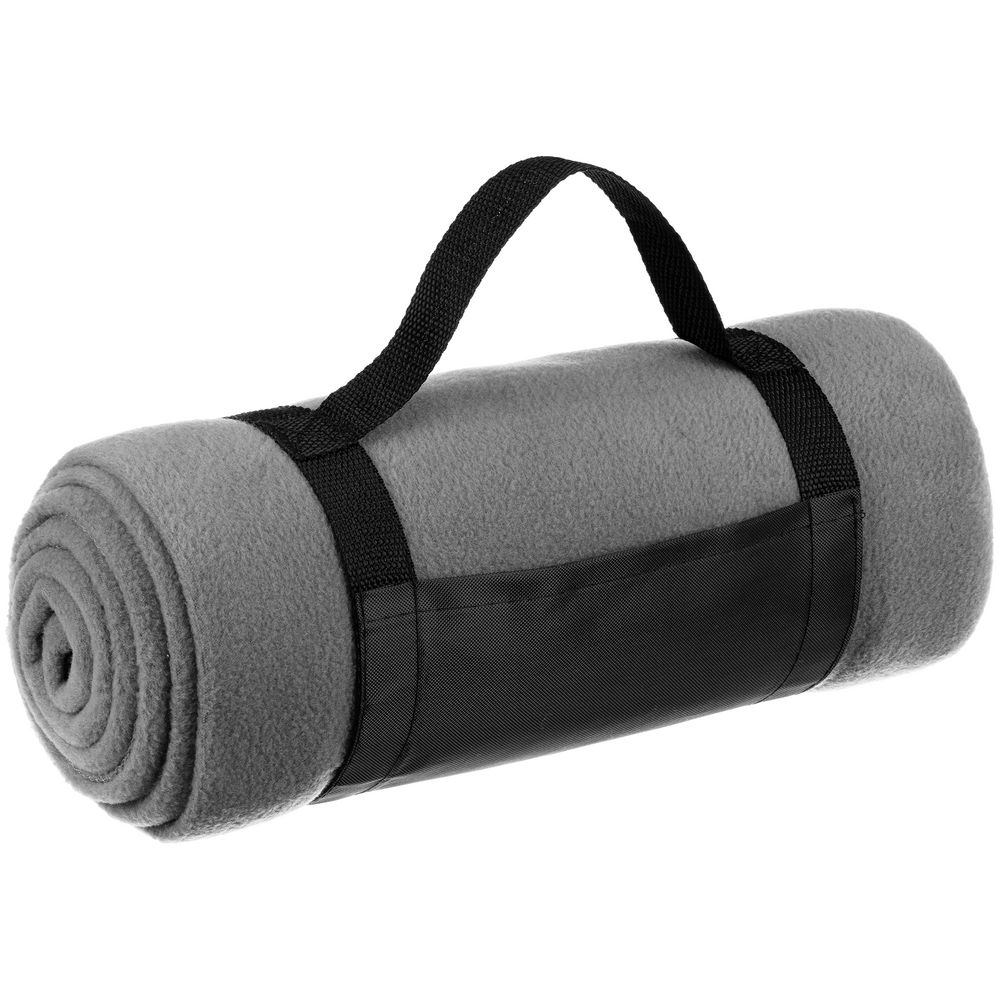 Дорожный плед Voyager 2, серый с логотипом