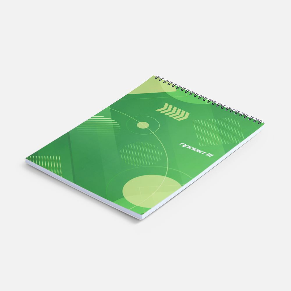 Блокнот на заказ Sketch Print M, без линовки с логотипом