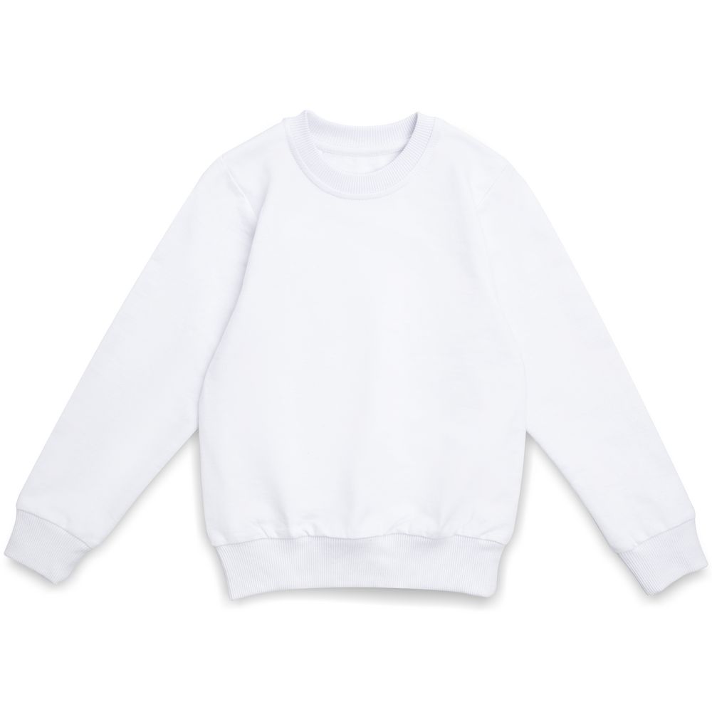 Свитшот детский Toima Kids 2.0, белый с логотипом