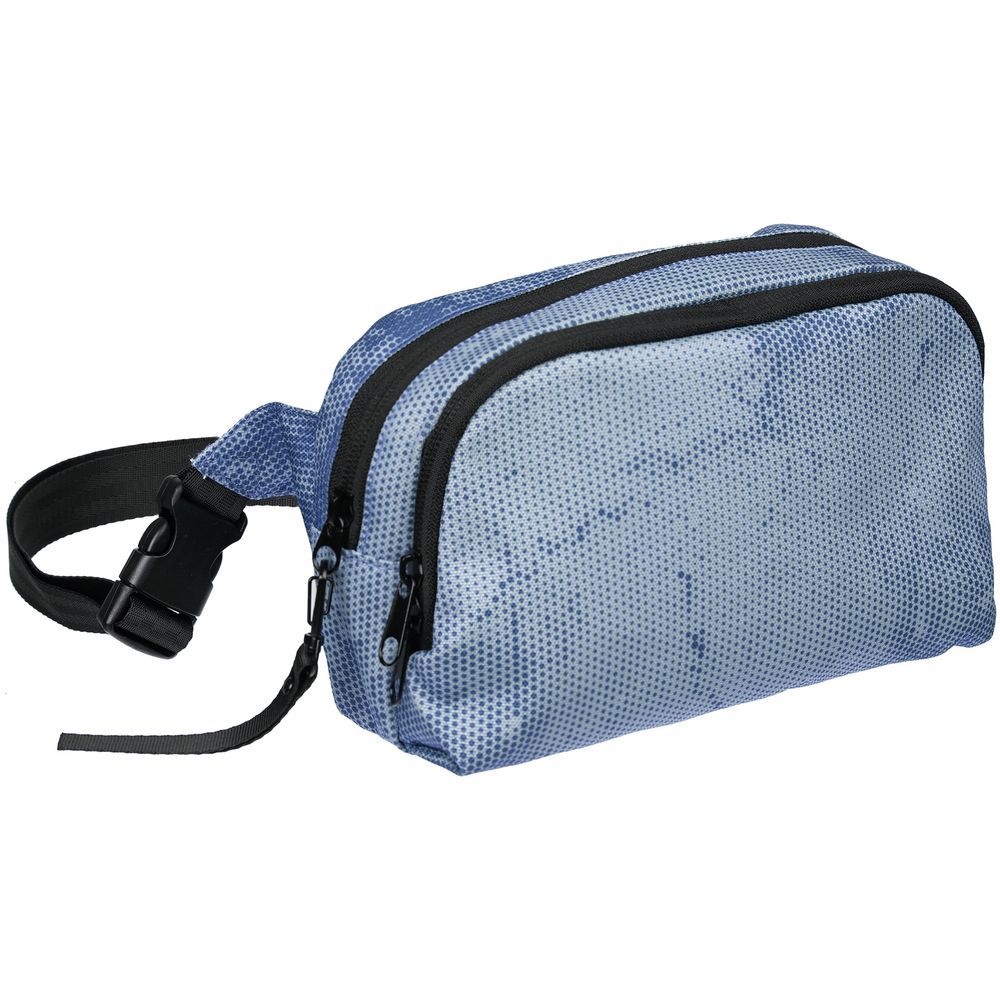 Сумки с принтом с печатью логотипа. Поясная сумка Blue Marble по цене 613 ₽ руб. (артикул 71487.14) Поясная сумка Blue Marble