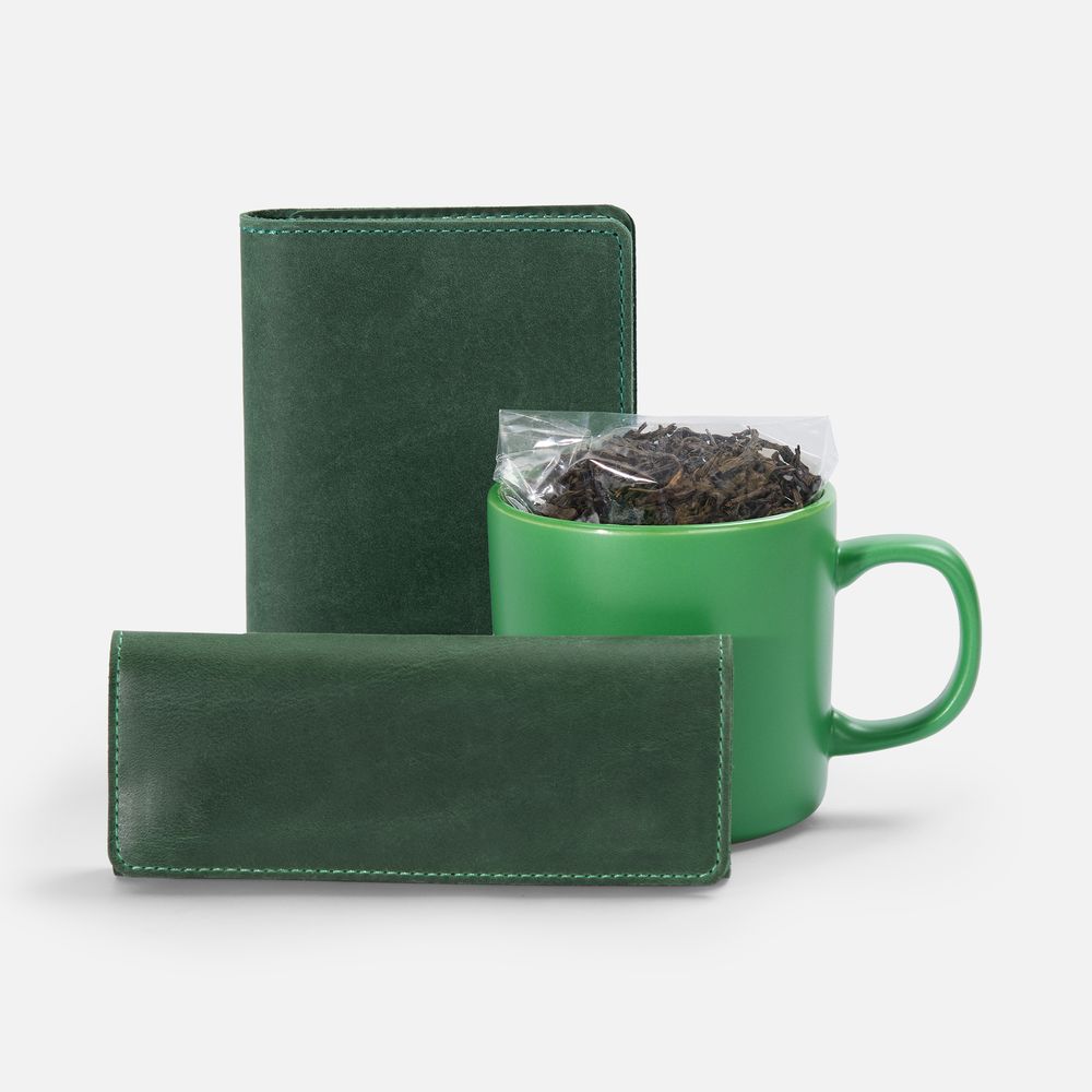 Набор inStream Tea, зеленый с логотипом