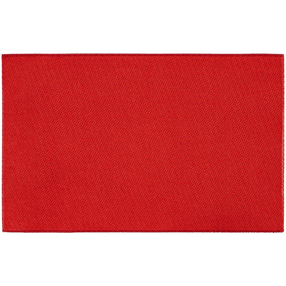 Лейбл тканевый Epsilon, XL, красный с логотипом