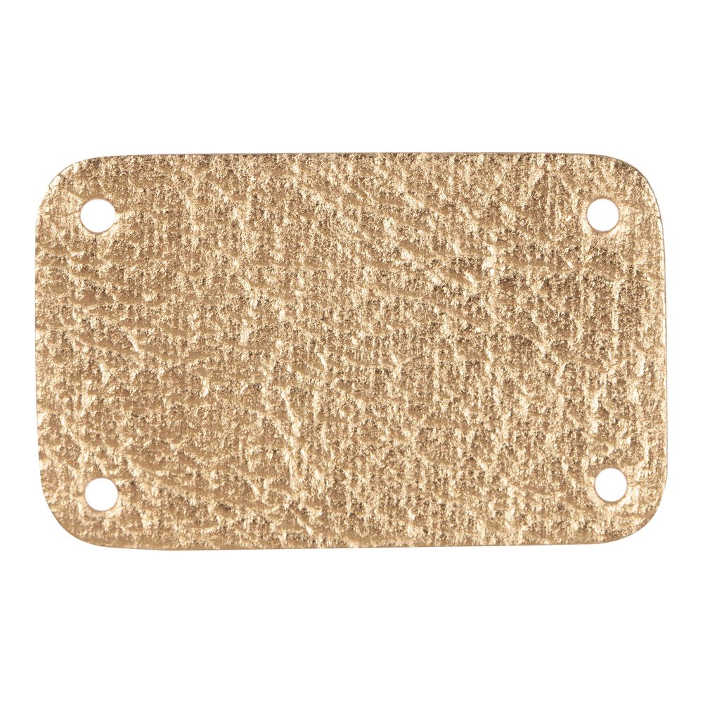 Лейбл Corolla Metal, S, золотой с логотипом